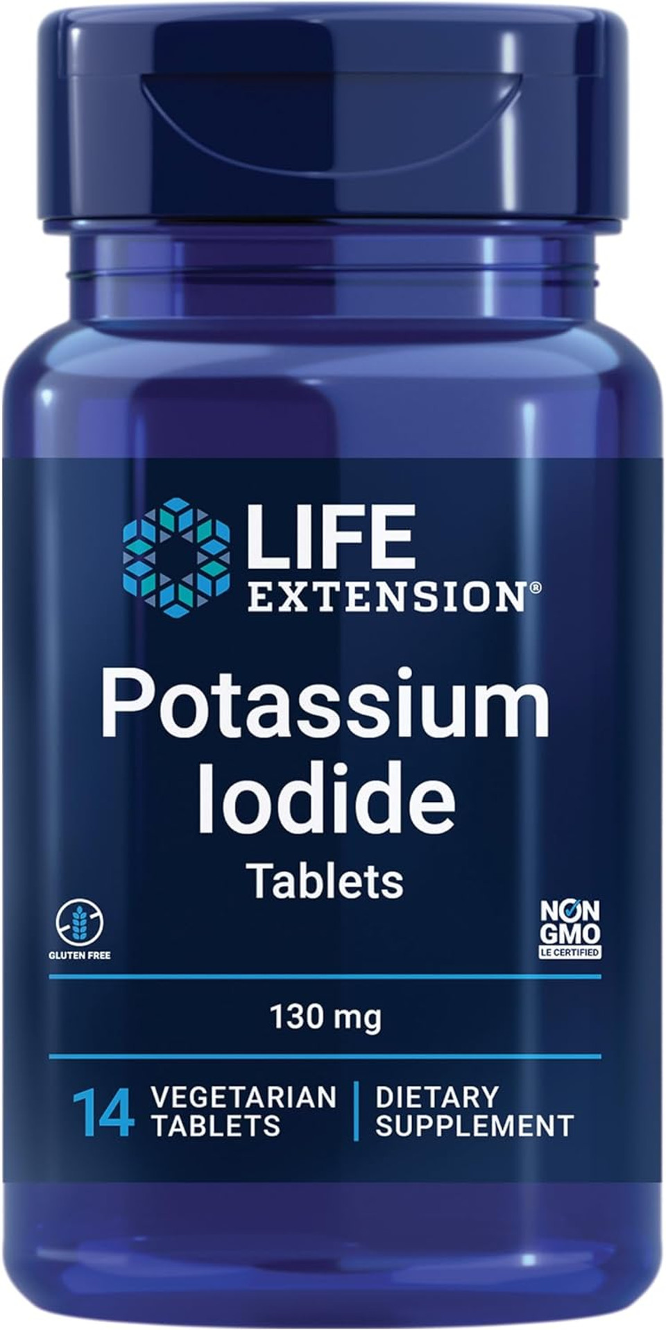 Life Extension Potassium Iodide 130Mg 14 Tablets