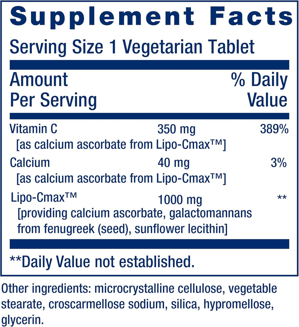Life Extension Vitamin C 24-Hour Liposomal Hydrogel Formula, Absorbs Better Than Standard Vitamin C, Up To 24 Hours, Get The Most Out Of Your Vitamin C, Gluten-Free, Non-Gmo, Vegetarian, 60 Tablets