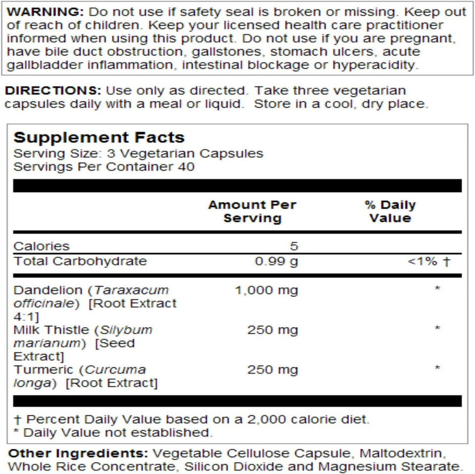 Lifetime Milk Thistle Blend Liver Cleanse Formula | With Dandelion Root And Turmeric (90 Ct)