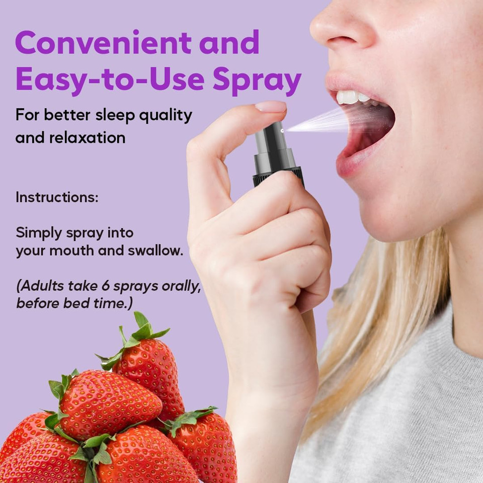 Liposomal Liquid Sleep Spray | Relaxation And Sleep Support | Vegan | Non-Gmo | Sugar Free | Gluten Free | 30 Day Supply