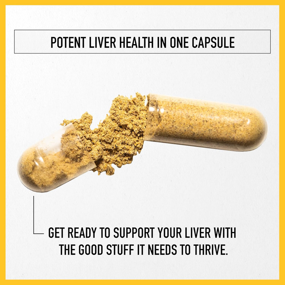 Living Alchemy Fermented Milk Thistle Supplement - Symbio Fermented Liver Cleanse Blend With Dandelion Root, & Turmeric - Liver Supplement For Men & Women - Vegan, Non-Gmo- Living Alchemy, 60 Pcs