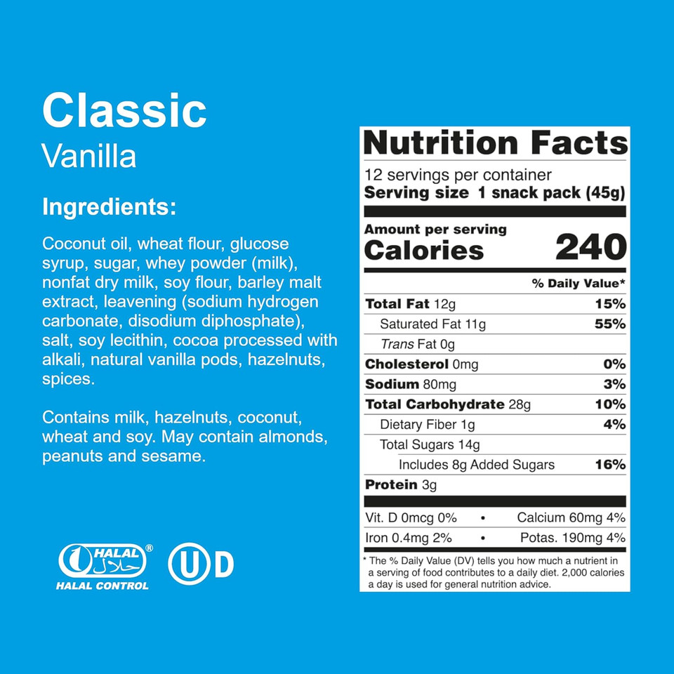 Loacker Premium Cocoa & Milk Wafers, 6.17 Ounces