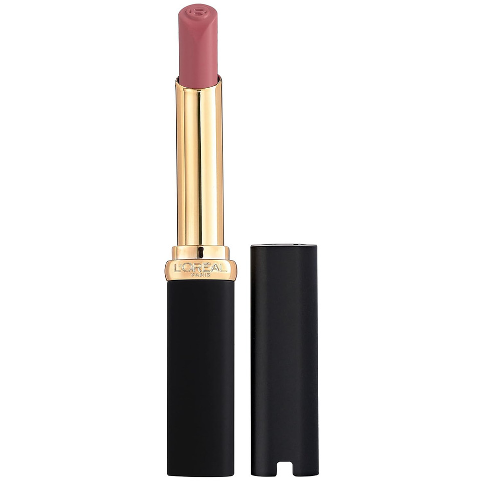 L'Oreal Paris Colour Riche Intense Volume Matte Lipstick, Lip Makeup Infused With Hyaluronic Acid For Up To 16Hr Wear, Le Nude Rebellious, 0.06 Oz