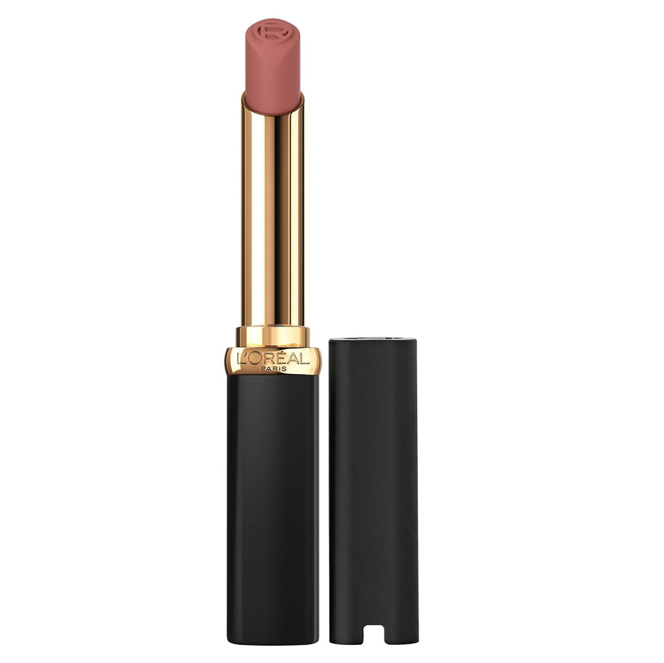 L'Oreal Paris Colour Riche Intense Volume Matte Lipstick, Lip Makeup Infused With Hyaluronic Acid For Up To 16Hr Wear, Le Rouge Paris, 0.06 Oz