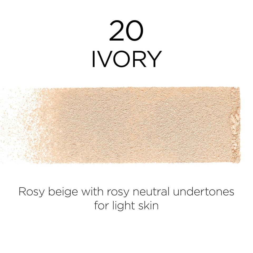 L'Oreal Paris Makeup Infallible Fresh Wear Foundation In A Powder, Up To 24H Wear, Waterproof, Ebony, 0.31 Oz