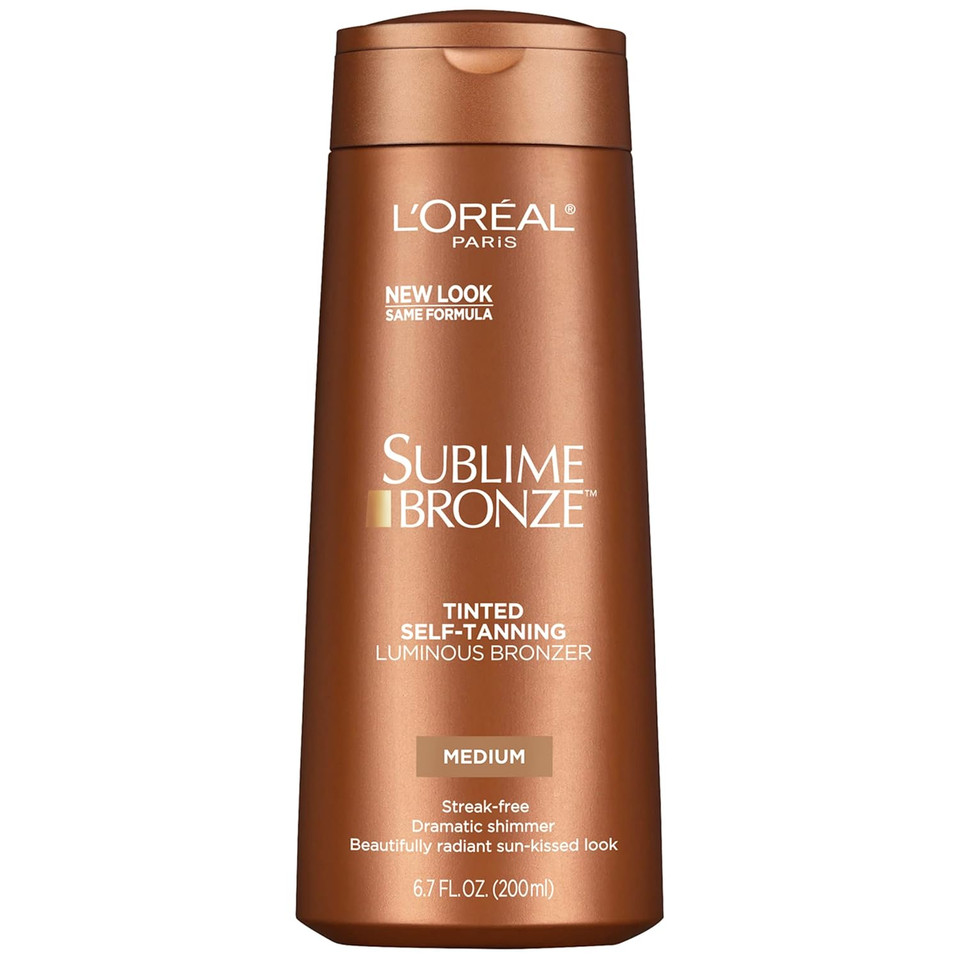 L'Oréal Paris Sublime Bronze Luminous Bronzer Self-Tanning Lotion, 6.7 Oz