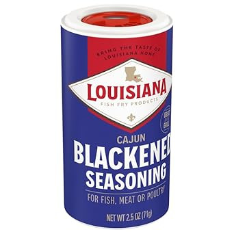 Louisiana Fish Fry Cajun Blackened Seasoning, 2.5 Ounce -- 3 Per Case
