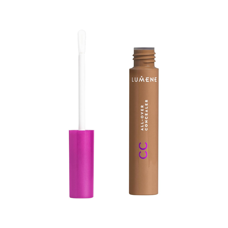 Lumene Under Eye Concealer - Cc All-Over Hydrating Concealer With Medium Coverage - Multi-Tasking Under Eye Makeup Infused With Hyaluronic Acid With A Skin-Like Finish - 00 Ultra Light (0.3 Fl Oz)