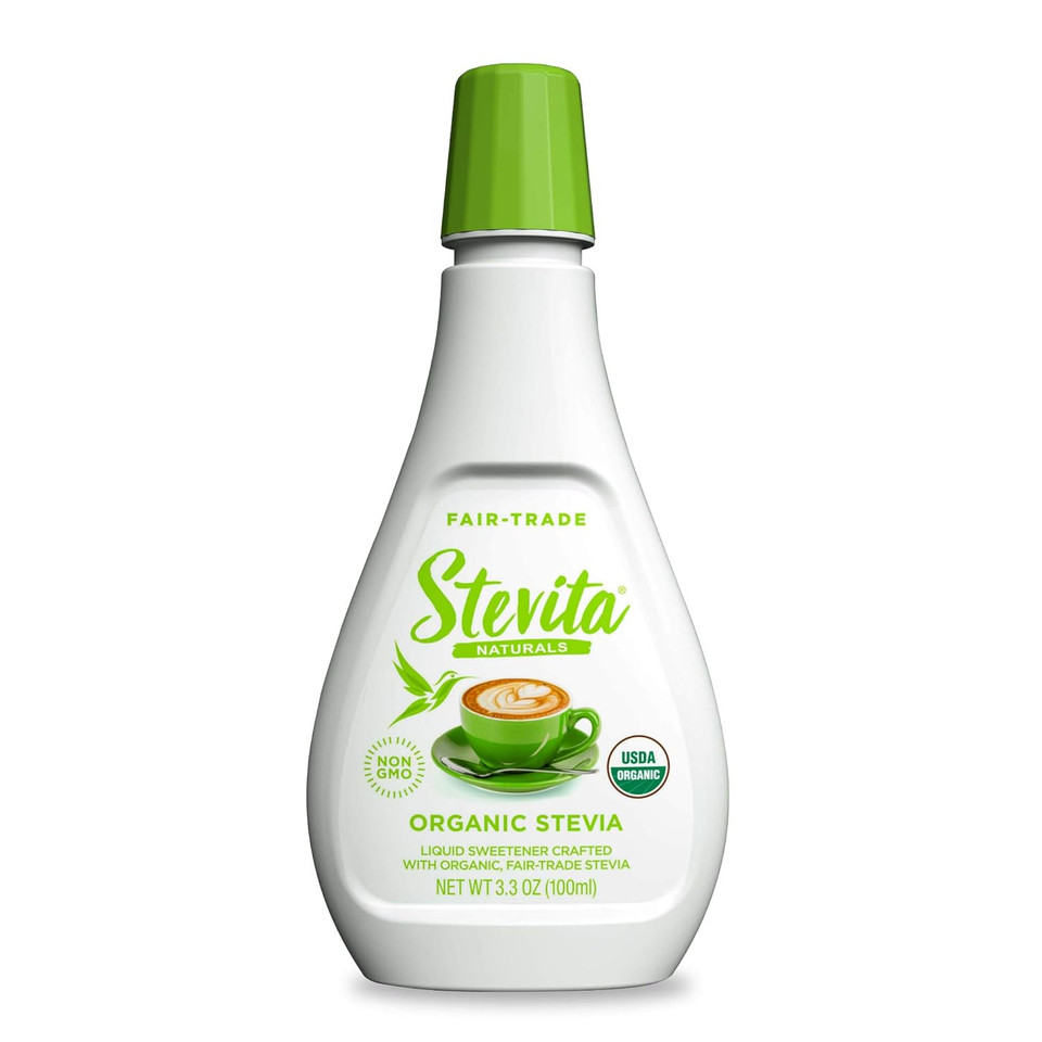 Stevita Organic Liquid Stevia - 3.3 Oz - All-Natural Sweetener, Zero Calories - Usda Organic, Non-Gmo, Vegan, Kosher, Keto, Paleo, Gluten Free - 500 Servings Stevita Organic Liquid Stevia - 3.3 Oz - All-Natural Sweetener, Zero Calories - Usda Organic, Non-Gmo, Vegan, Kosher, Keto, Paleo, Gluten Free - 500 Servings