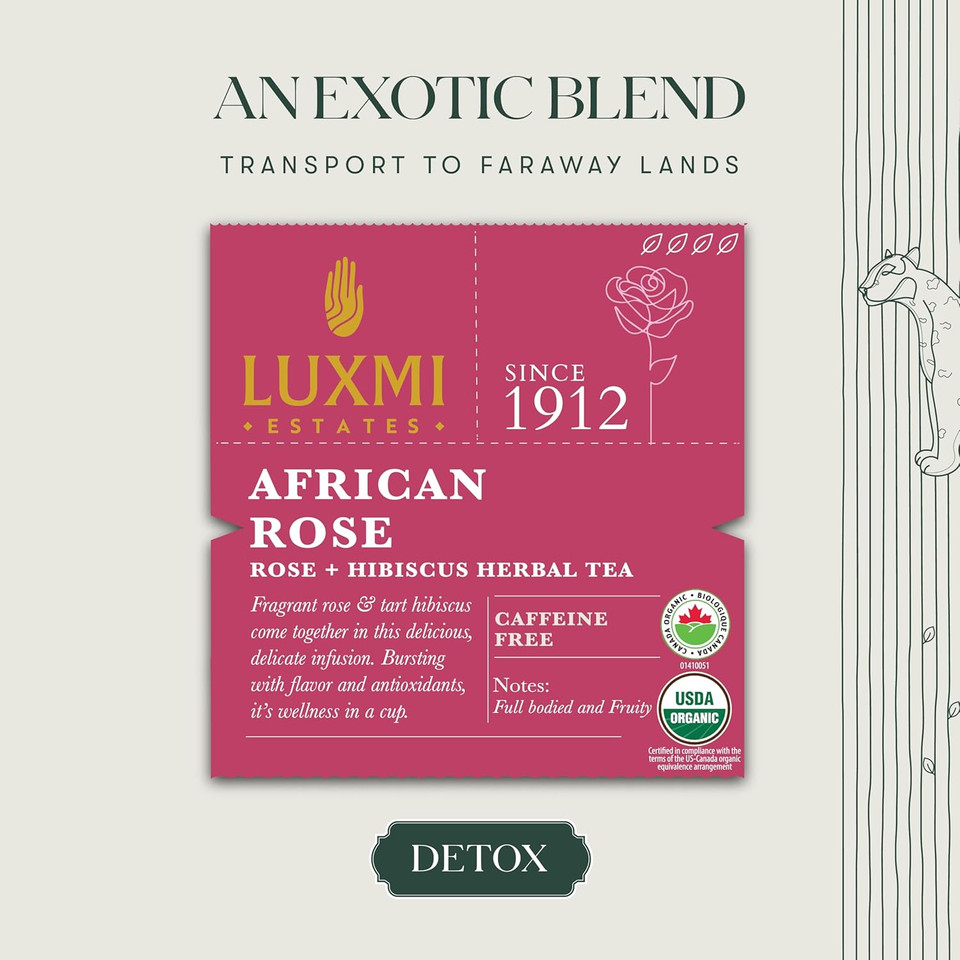 Luxmi Estates - Orange Spice - Organic Black Darjeeling Tea - Loose Leaf - 100G (50 Cups) | Limited Fall Tea | Special Edition Autumn Tea | Smooth, Flavorful, Robust And Caffeinated