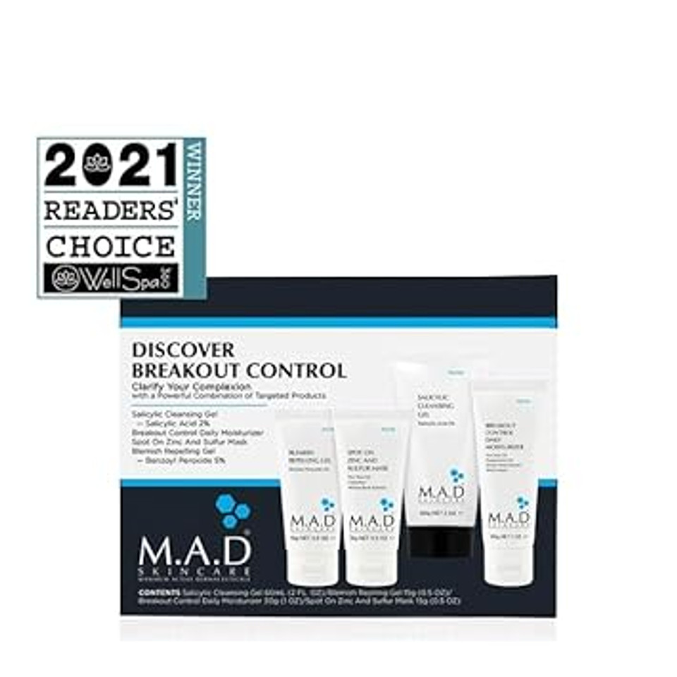 M.A.D Skincare Discover Breakout Control Acne Travel System Set
