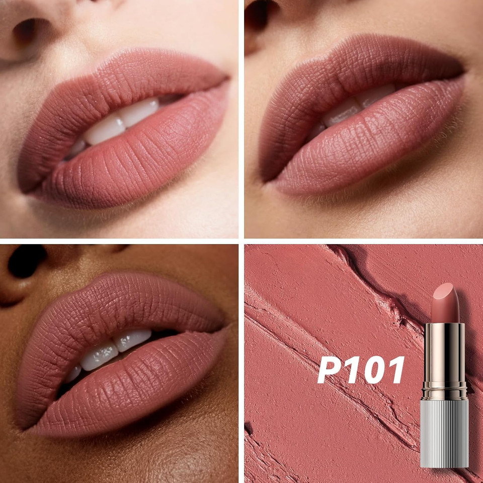 Maange Lipstick, Matte Lipstick Long Lasting Transfer-Proof Waterproof & Hydrating Lip Makeup, Full Coverage For A Nourishing Pout,1 Count-P301