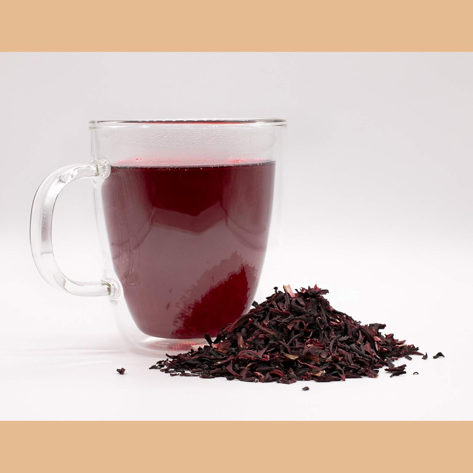 Magjo Naturals, Hibiscus Flowers 1Lb (16 Oz) Hibiscus Tea Cut & Sifted Flowers, Flor De Jamaica