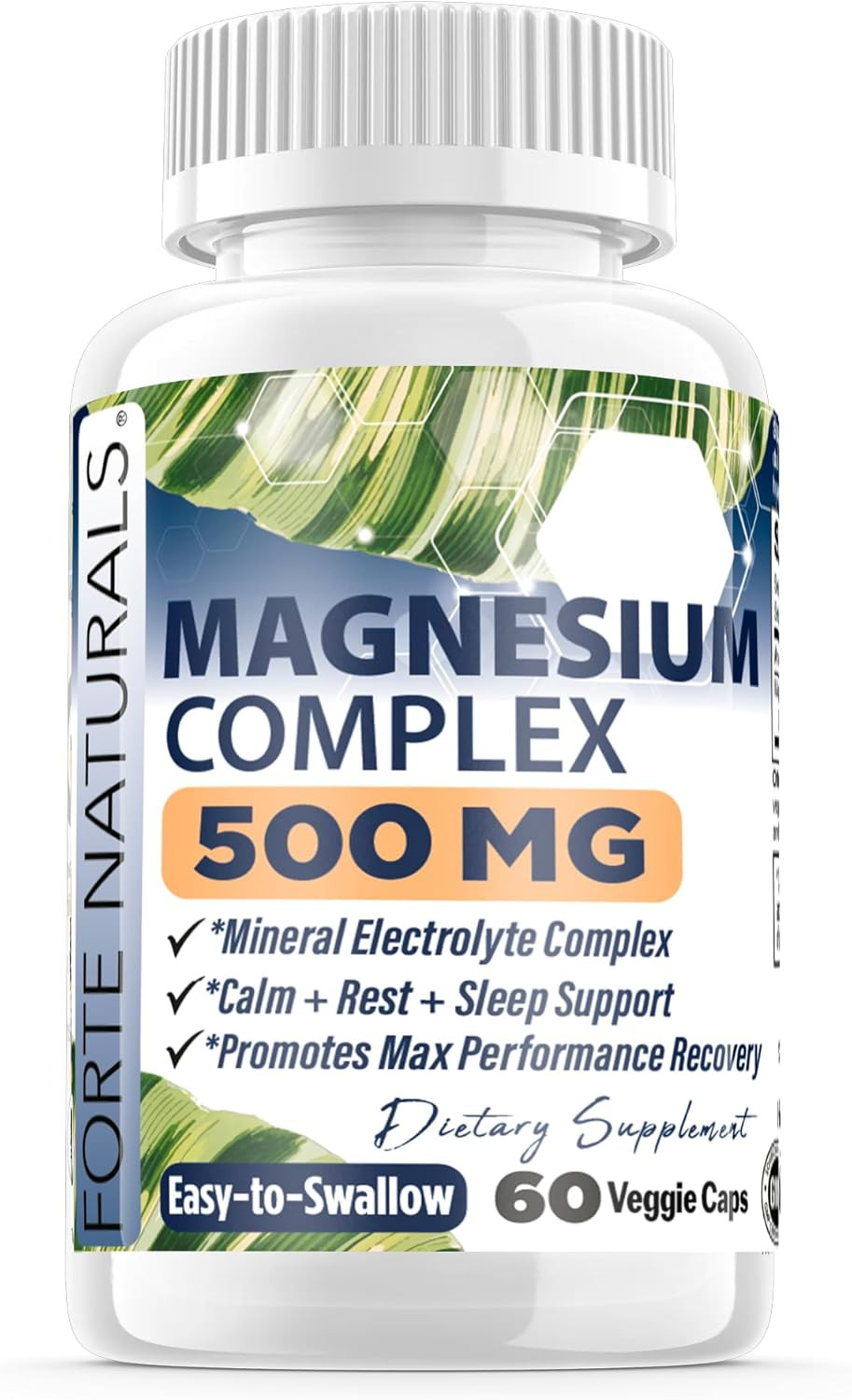 Magnesium Citrate 500Mg 60 Powder Veggie Capsules Easily Absorbed 500Mg Per Serving Sore Muscles