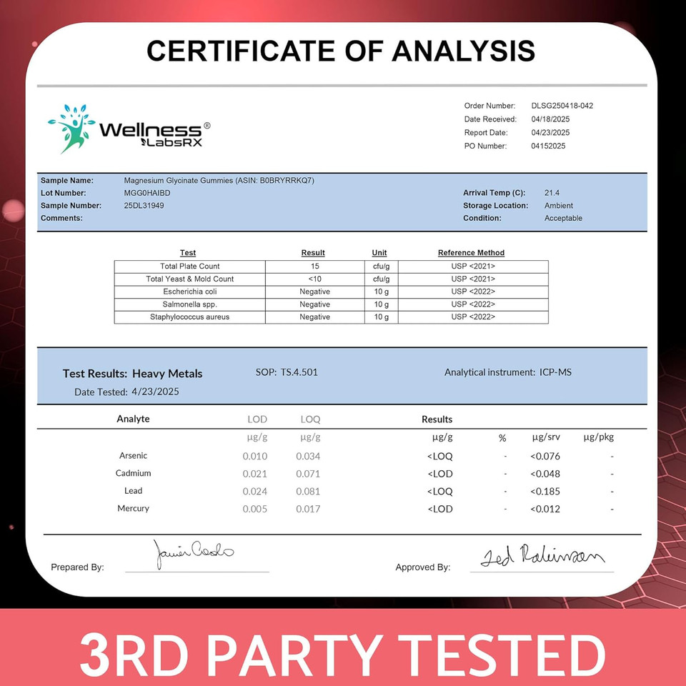 Magnesium Glycinate Gummies, 1000 Mg - Magnesium Supplement To Support Relaxation, Heart Health - Chewable Calm Magnesio Gummies For Adults, Glicinato De Magnesio - Strawberry Flavor