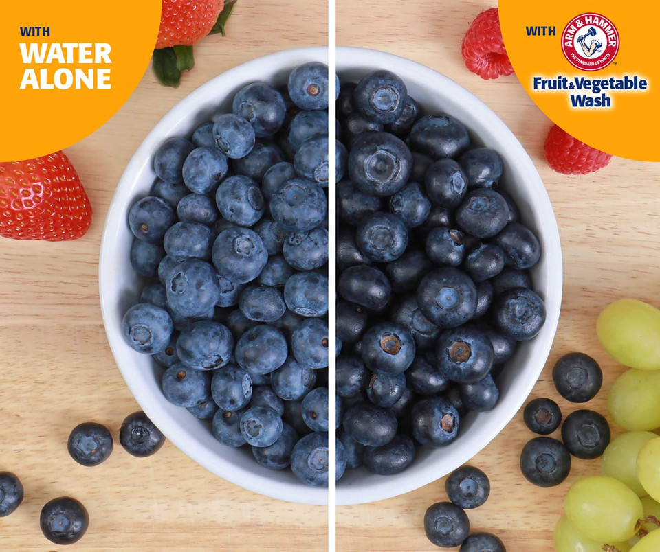 Arm & Hammer Fruit & Vegetable Wash, Produce Wash, Produce Cleaner, Pack Of 3, 16 Oz. Bottles, 1 Trigger (Packaging May Vary) Arm & Hammer Fruit & Vegetable Wash, Produce Wash, Produce Cleaner, Pack Of 3, 16 Oz. Bottles, 1 Trigger (Packaging May Vary)