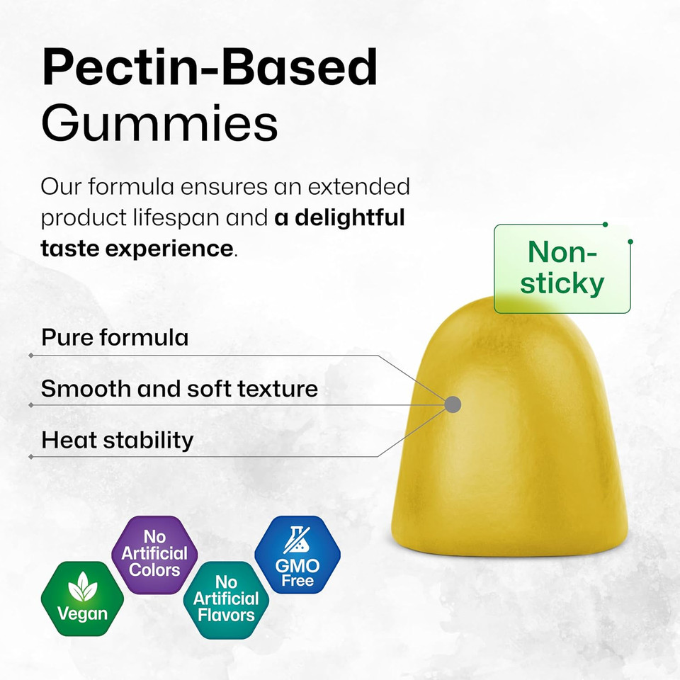 Magnesium Gummies For Women And Men - 400 Mg Strength - 90 Vegan Chews - Chewable Magnesium Citrate Supplements - Pectin-Based