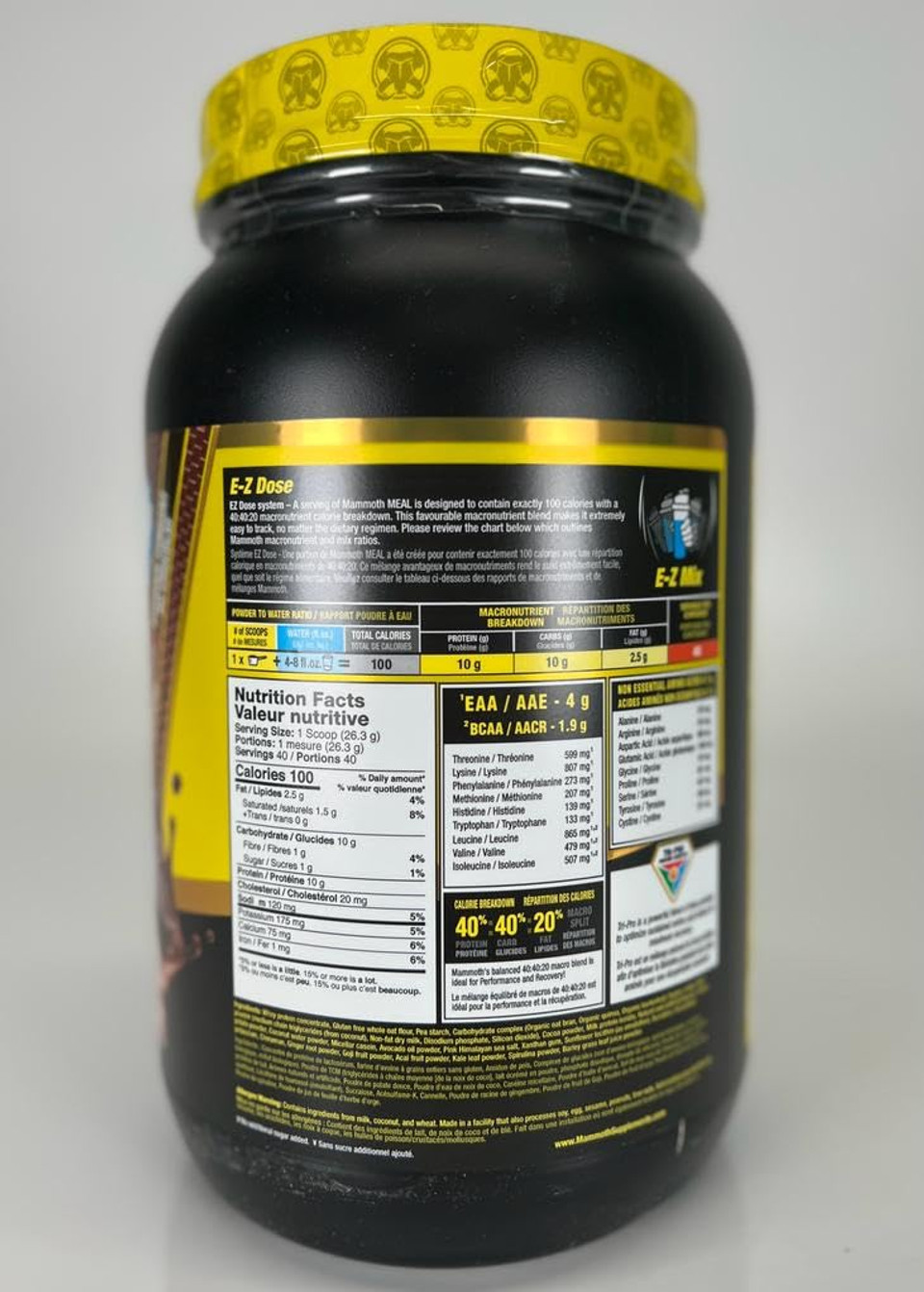 Mammoth Meal, Vanilla Ice Cream 40 Serve