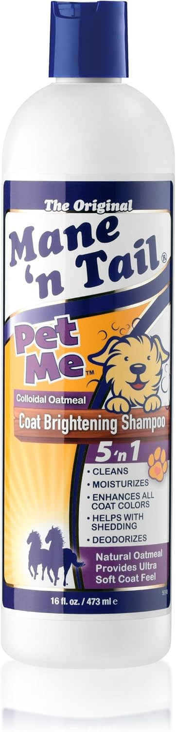 Mane 'N Tail Pet Me Coat Brightening Shampoo With Shea Butter, Argan Oil And Omega 6 & 9 For Dogs