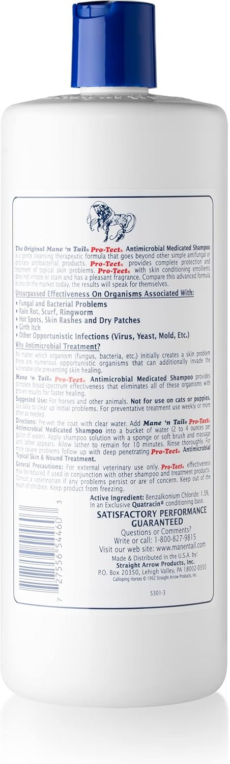 Mane 'N Tail Pro-Tect Veterinary Strength Medicated Shampoo 32 Ounce