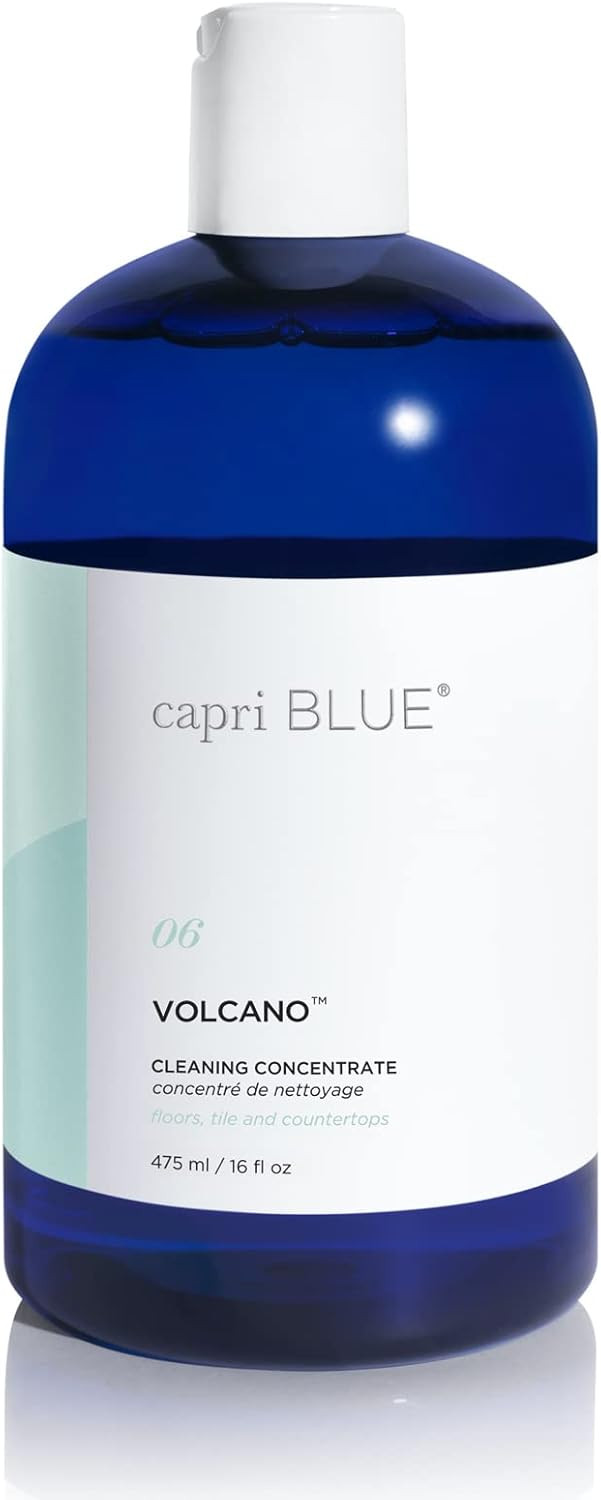 Capri Blue Volcano Cleaning Concentrate - Multi Purpose Cleaner - Cleaning Products Safe For Floors, Tile, Countertops & More - Vegan & Cruelty Free - Non-Toxic Cleaning Supplies (16 Fl Oz)