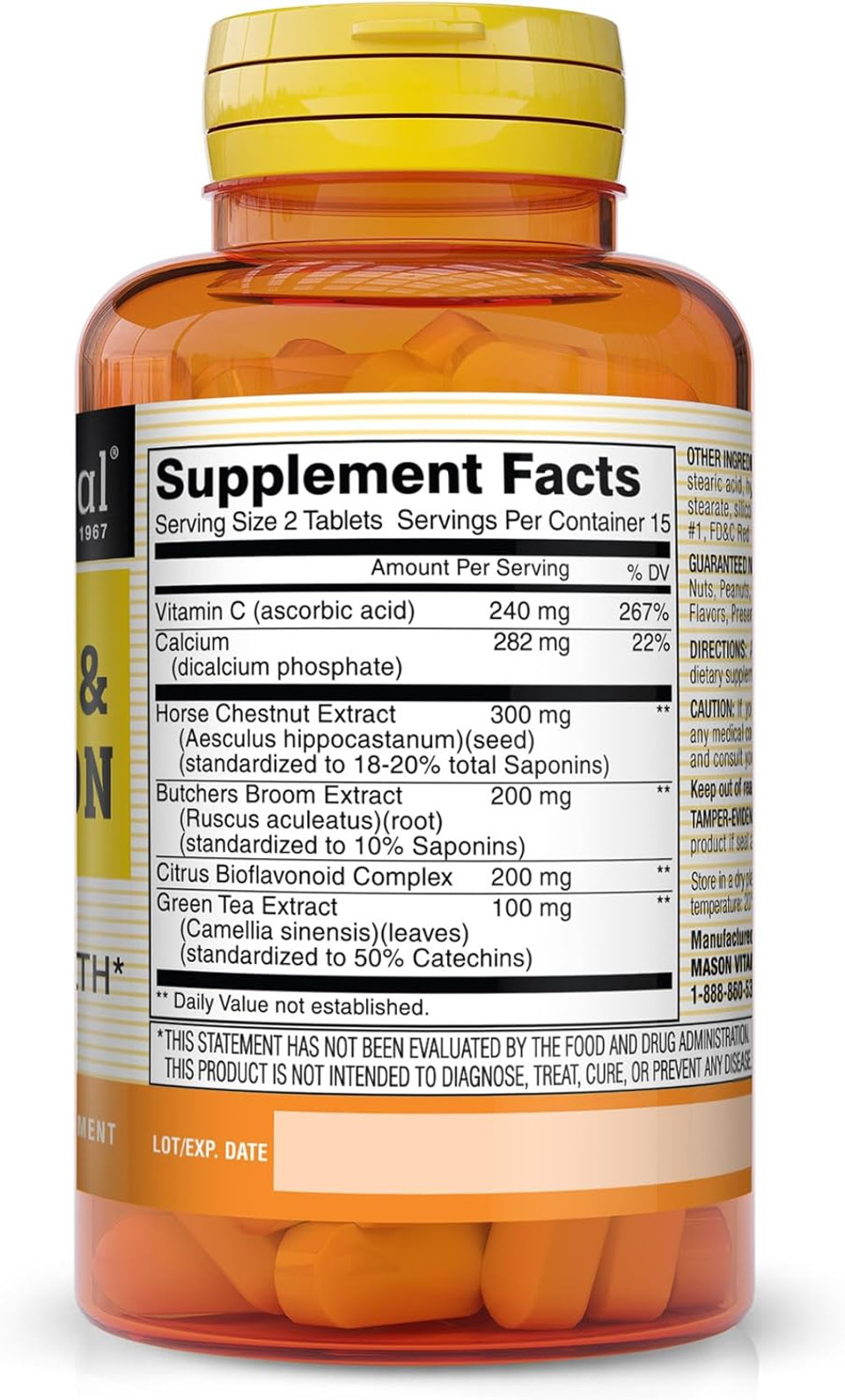 Mason Natural Leg Vein & Circulation, 30 Tablets