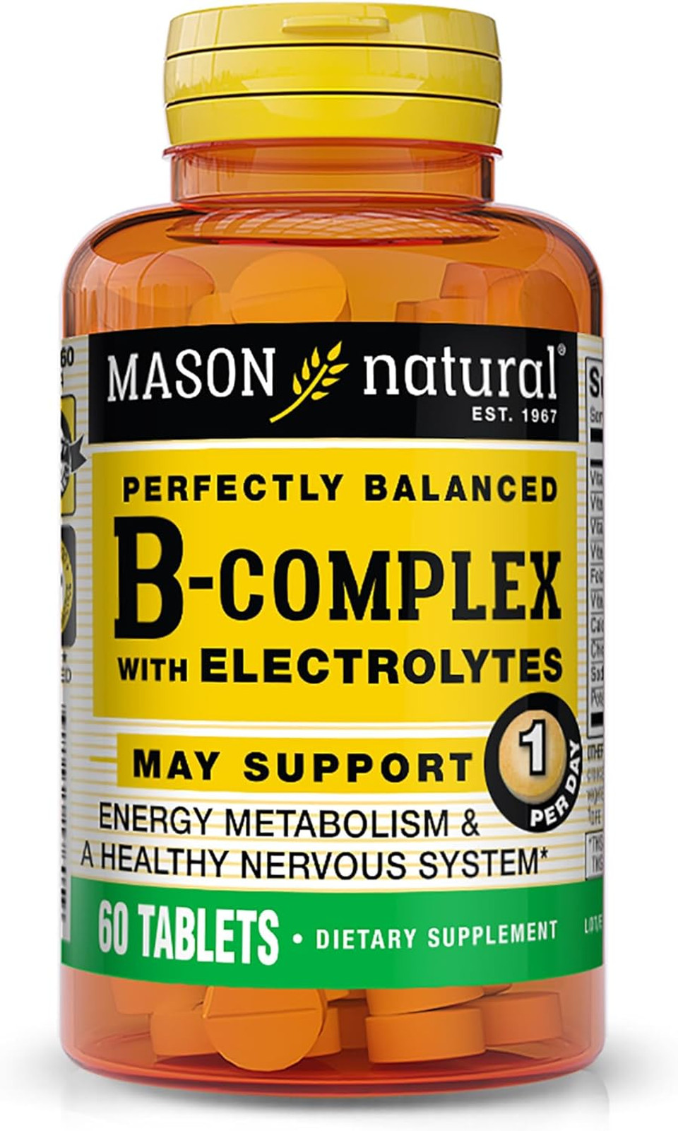 Mason Natural Vitamin B-Complex With Electrolytes