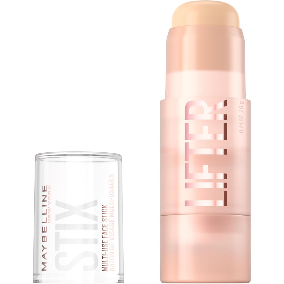 Maybelline Lifter Stix Multi-Use Face Stick - Contour, Bronzer, Concealer And Foundation Stick, All-In-One Creamy Face Makeup With Cranberry Seed Oil, 05, 1 Count