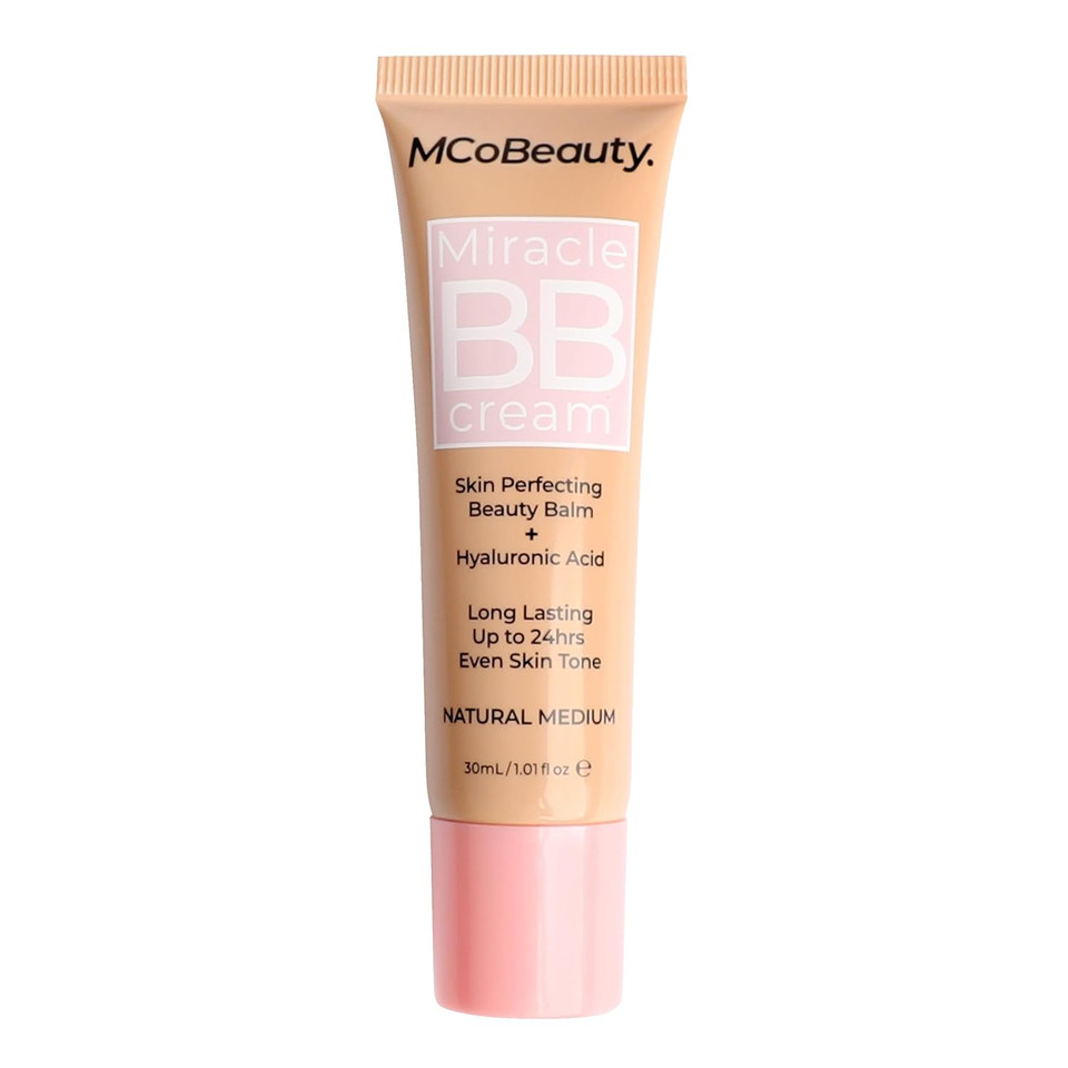Mcobeauty Miracle Bb Cream, Medium, Skin-Perfecting Coverage For Effortless Beauty, Vegan, Cruelty Free Cosmetics