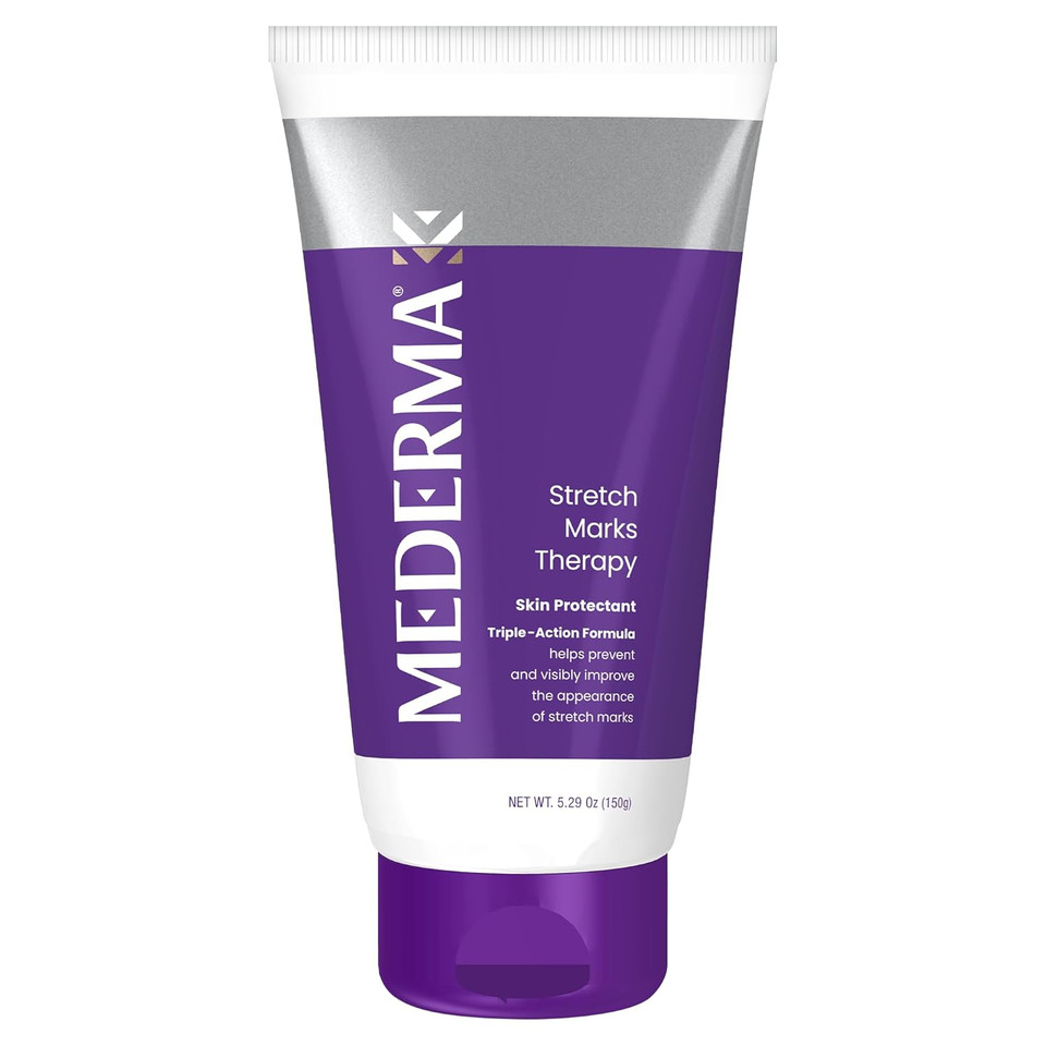 Mederma Stretch Marks Therapy, Helps Prevent And Treat Stretch Marks, Safe To Use When Pregnant & Pm Intensive Overnight Scar Cream, Works With Skin'S Nighttime Regenerative Activity