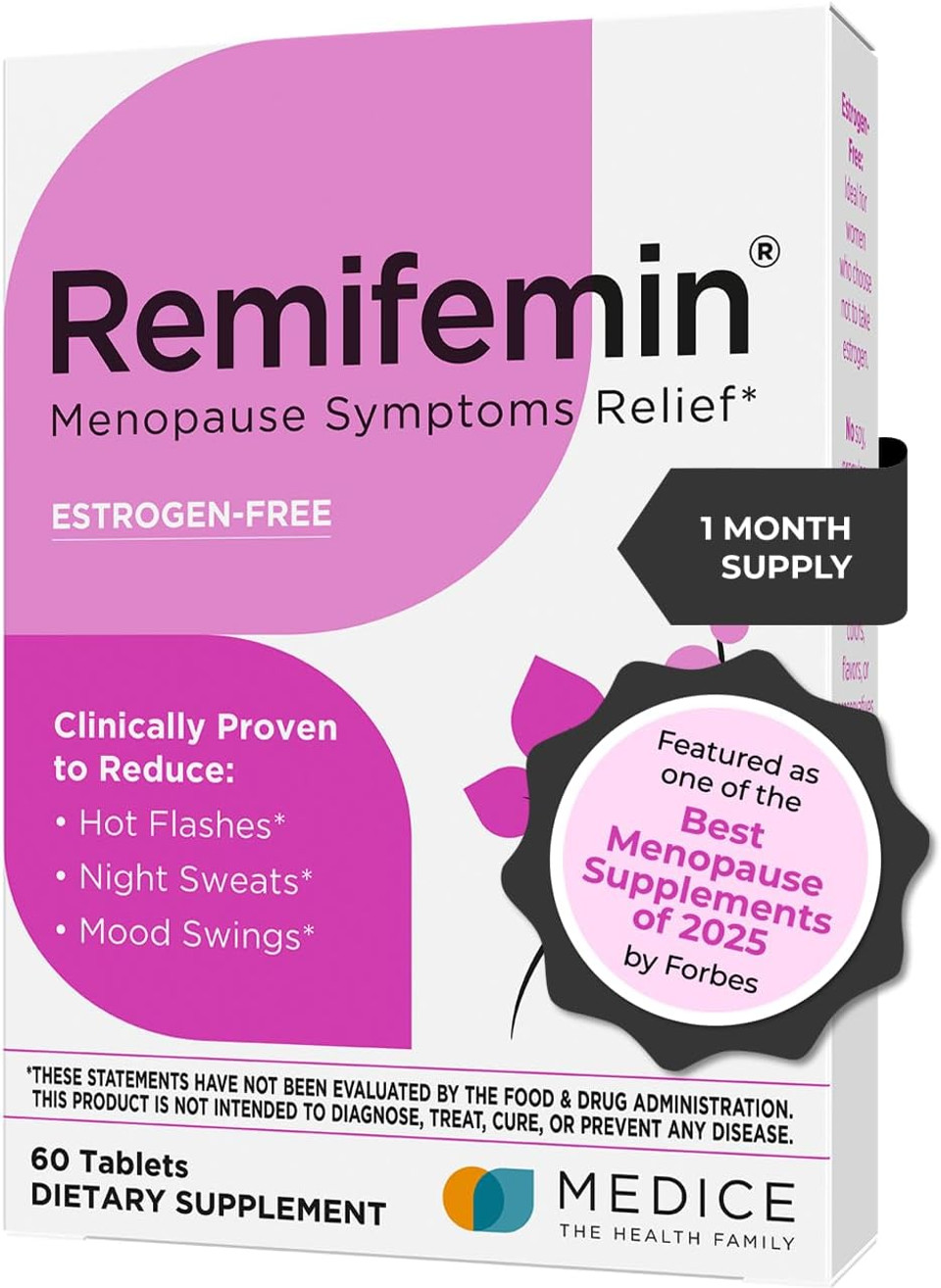 Menopause Symptoms Relief - Clinically Proven Ingredients - Menopause Supplements - Black Cohosh - Estrogen-Free - Made In Germany - 60 Tablets