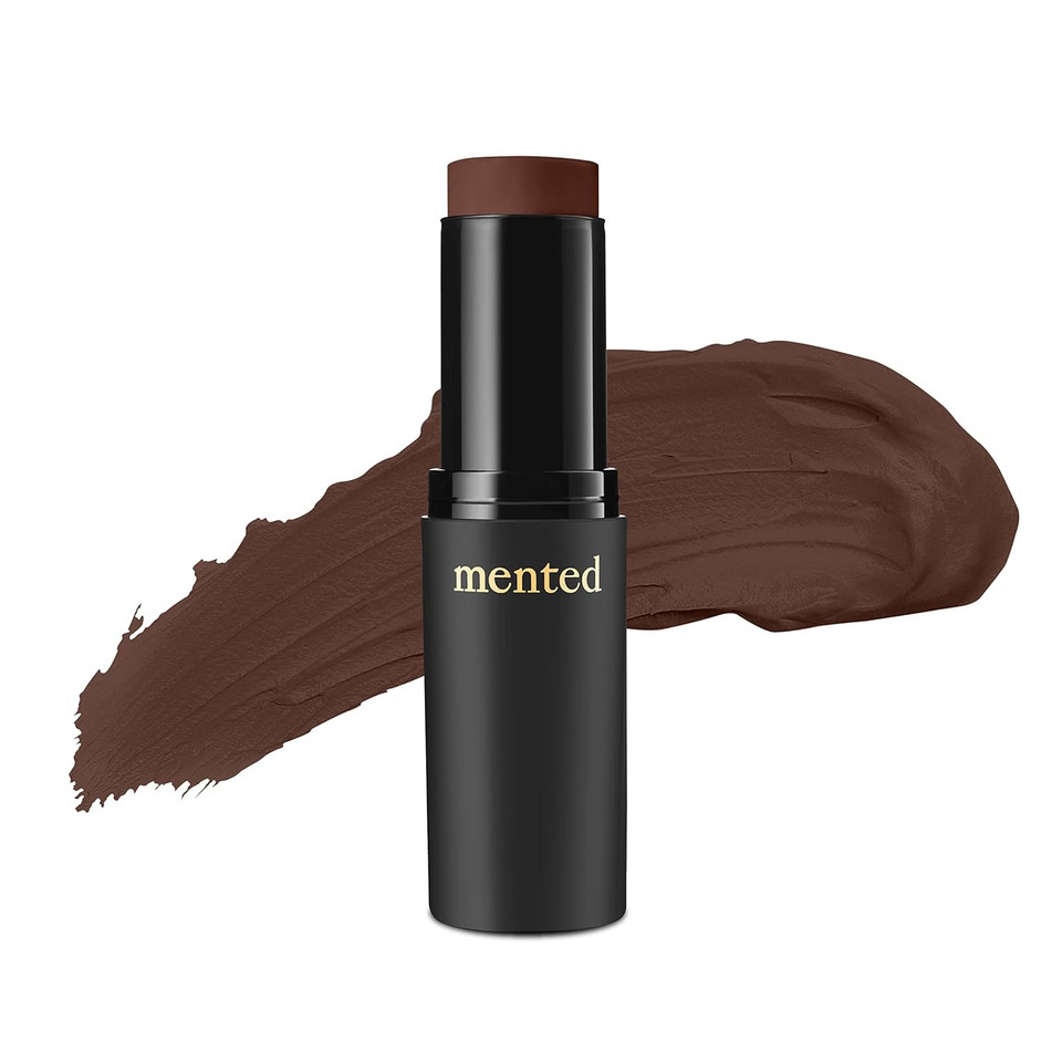 Mented Cosmetics Stick Foundation Make Up, Concealer & Contour Stick For Dark Skin, Cream Foundation For Black Women Makeup, Vegan And Cruelty Free, D40