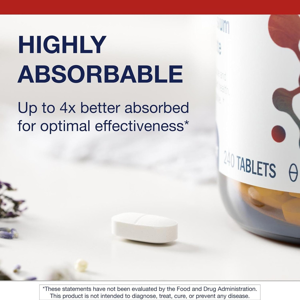 Metagenics Magnesium Glycinate - Highly Absorbable - Support For Sleep, Stress Relief, Muscle, Bone, Heart & Nerve Health - Gluten-Free - Non-Gmo - Vegetarian - 120 Tablets