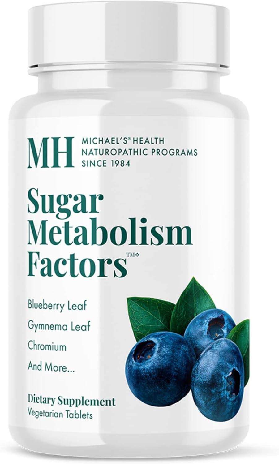 Michael'S Health Naturopathic Programs Sugar Metabolism Factors - 90 Vegetarian Tablets - Nutrients To Support The Production Of Insulin - Vegetarian, Gluten Free, Kosher - 15 Servings