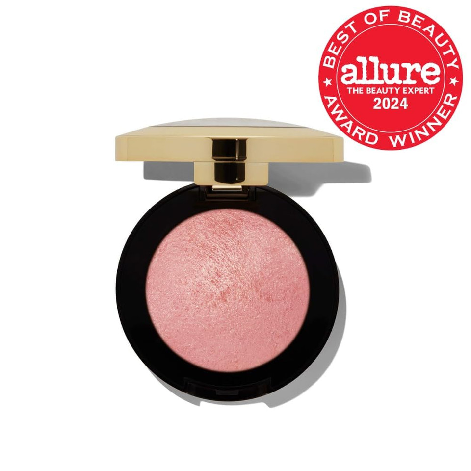 Milani Baked Blush, Powder Blush For Cheeks, Cruelty Free Makeup - Shape, Contour & Highlight Face For A Shimmery Or Matte Finish -Rose D'Oro