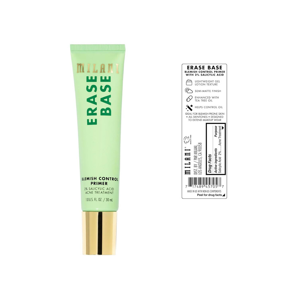 Milani Face Primer For Makeup (Blemish Control, 1.0 Fl. Oz)