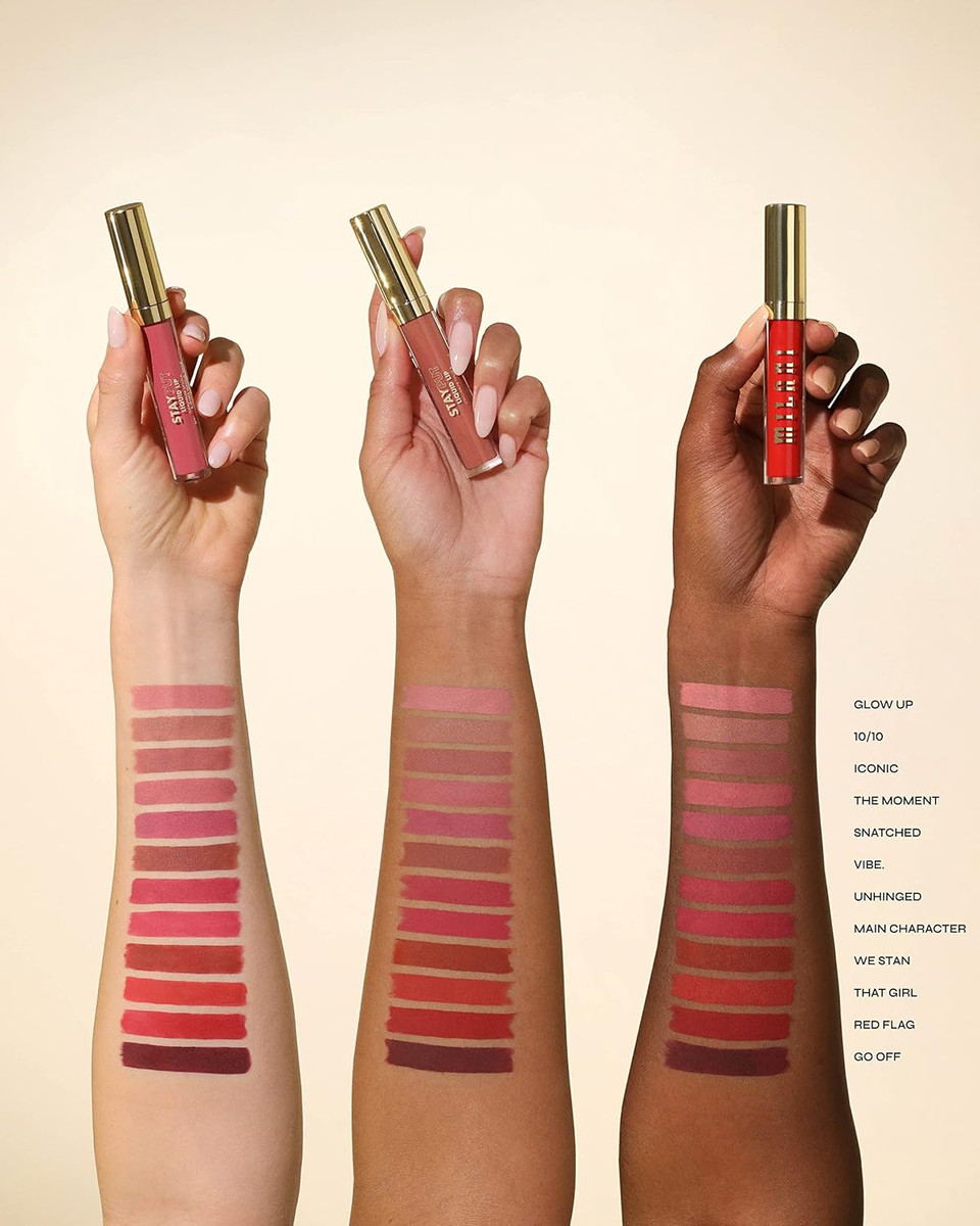 Milani Stay Put Longwear Liquid Lipstick - Smudge-Proof, Kiss-Proof, And Fade-Resistant Formula For All-Day Wear - The Moment