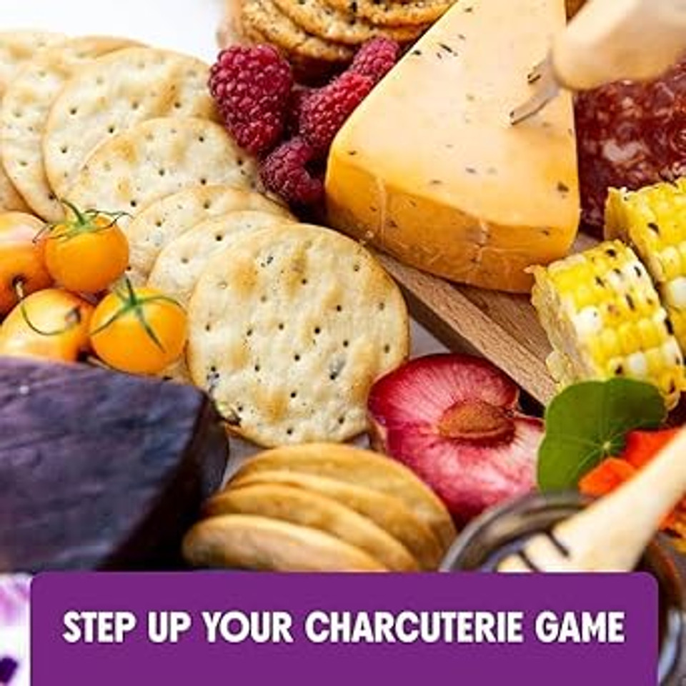 Milton'S Organic Crackers, Salt & Pepper - Certified Organic, Non-Gmo Project Verified, Kosher, Great For Charcuterie Boards - 6 Oz