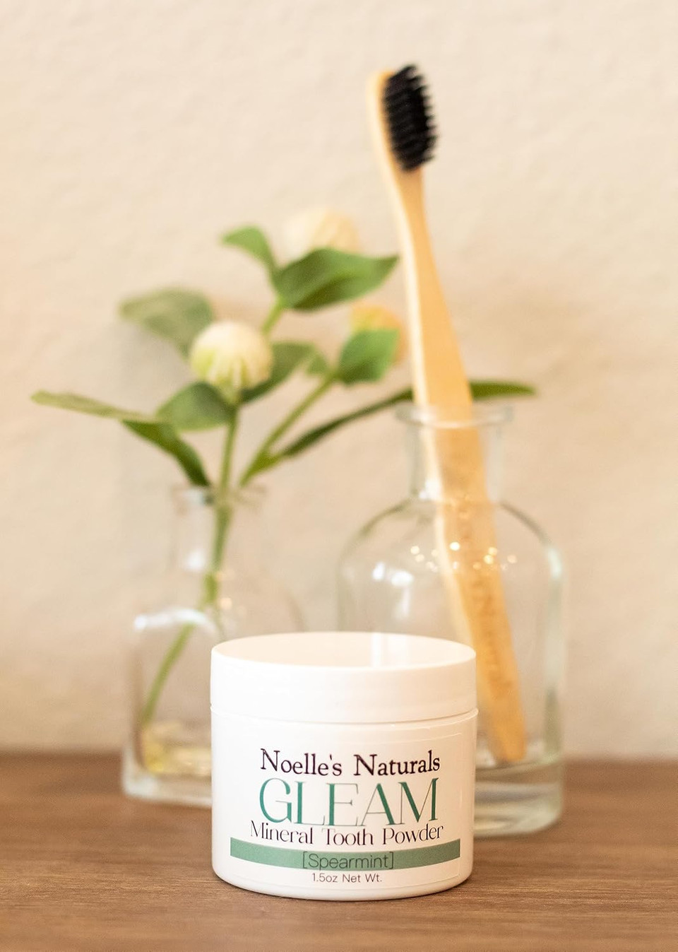 Mineral Tooth Powder - 1.5Oz - Spearmint - All Natural - Fluoride Free - Glycerin Free - Sls Free - Preservative Free - Whitening - Non-Toxic