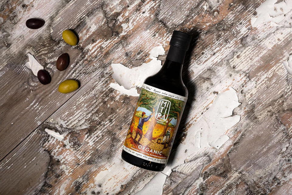 Mitira Organic Extra Virgin Olive Oil, 500Ml, Herbaceous Flavor, Available At Hellenic Farms
