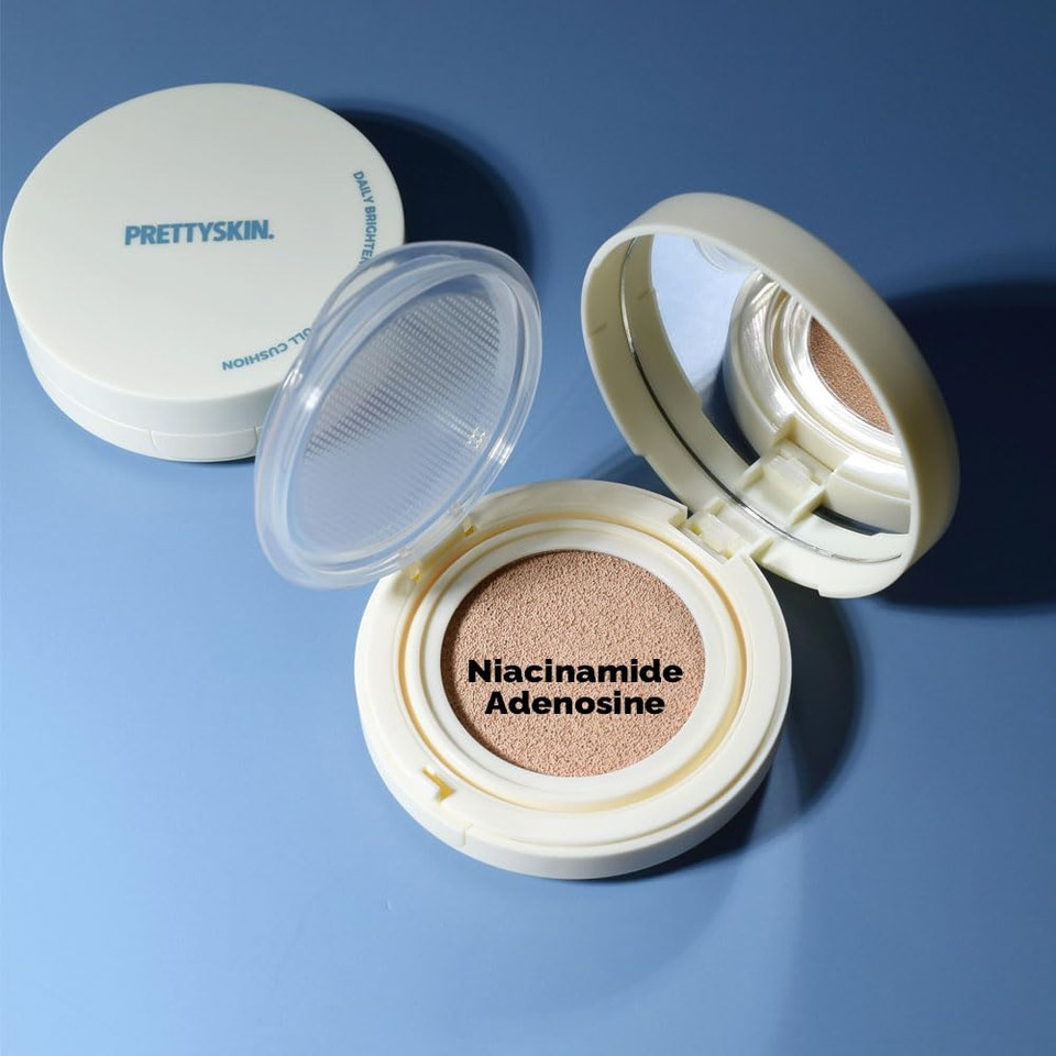 Moisturizing Glow Sun Cushion Foundation Spf50+ / Pa+++ With Refill (21 Ivory, 15G+15G)