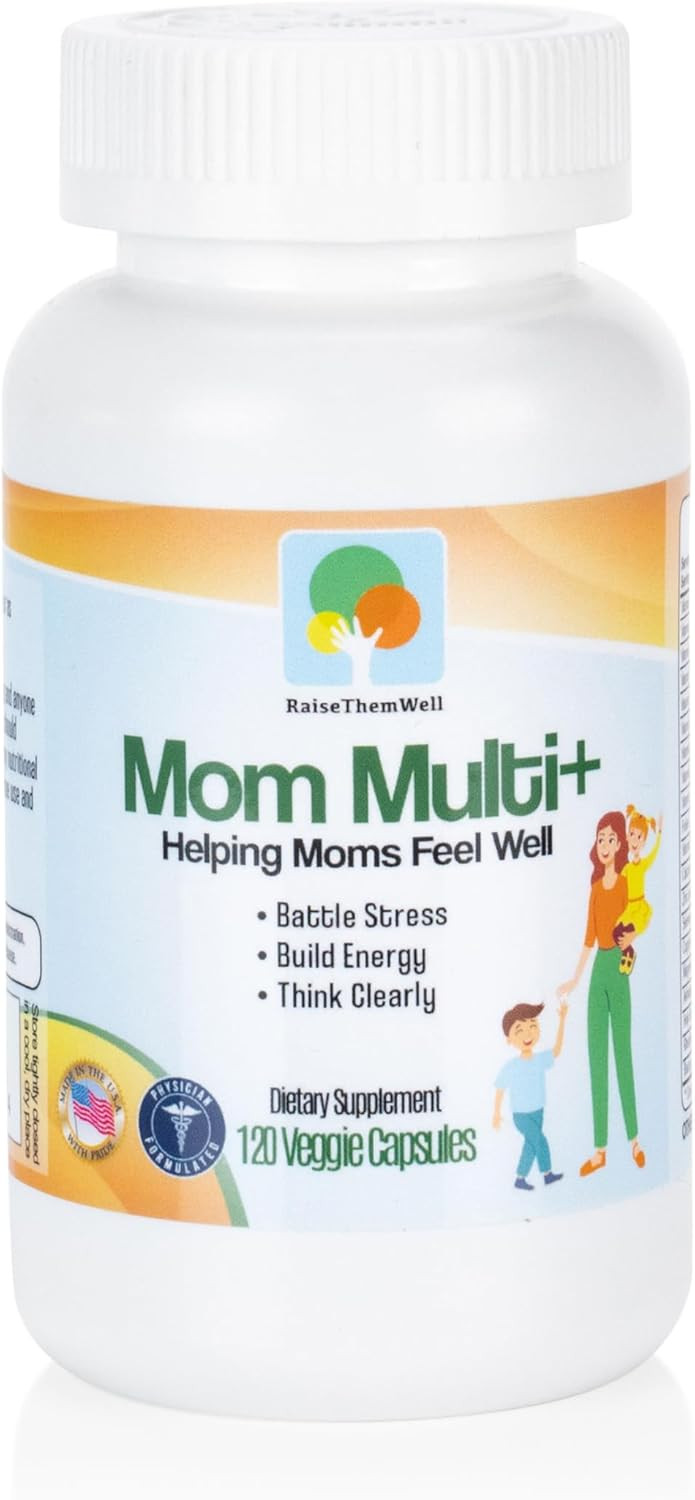 Mom Multi+ Multivitamin For Women | 120 Veggie Capsules