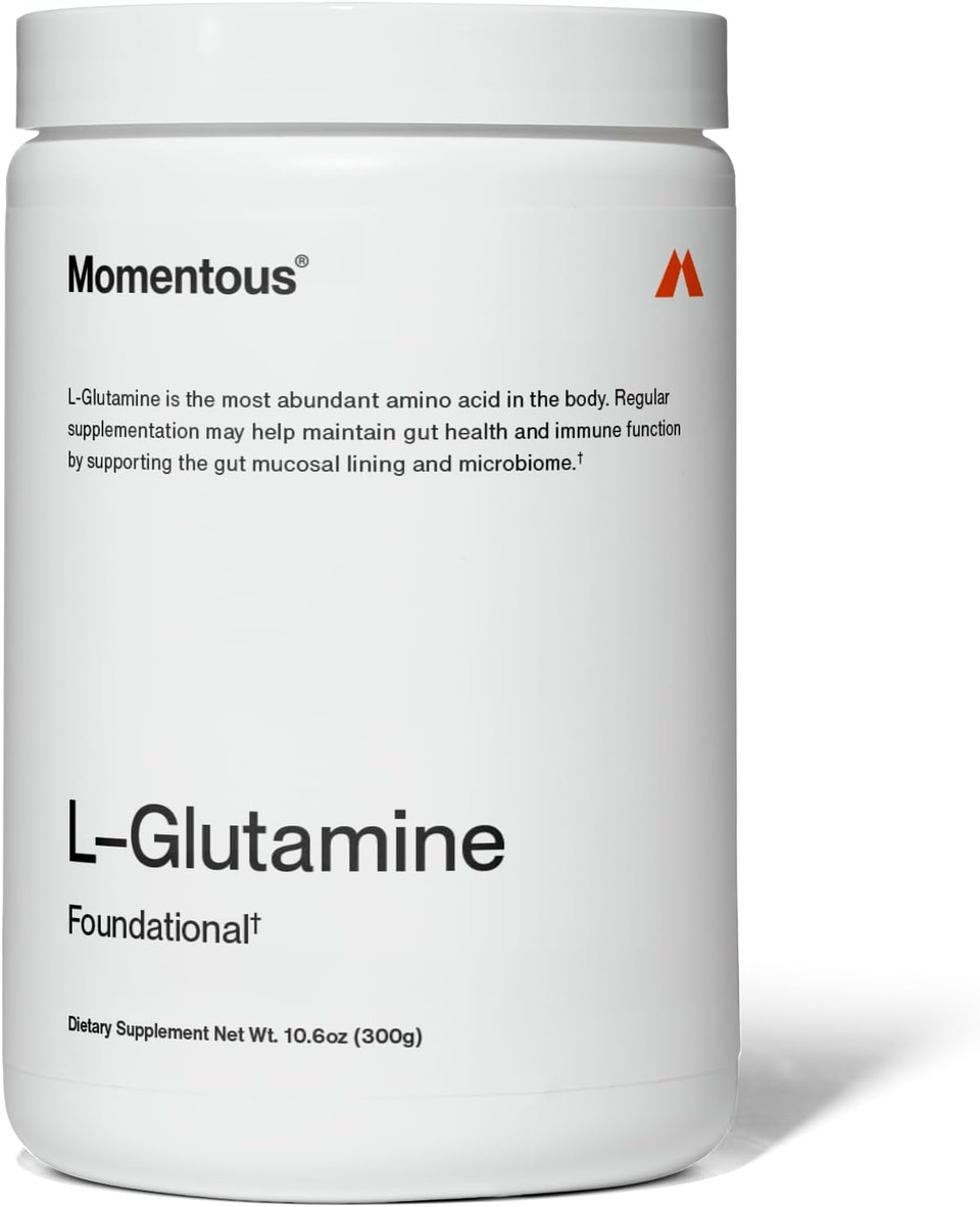 Momentous L-Glutamine Powder - Nsf Certified For Sport® - 60 Servings