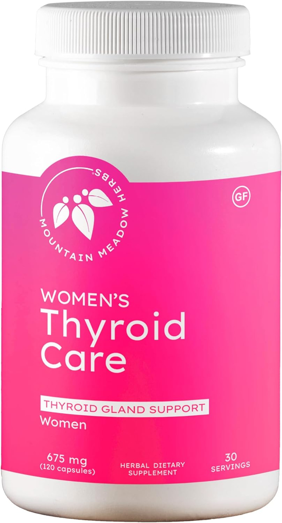 Mountain Meadow Herbs Women'S Thyroid Care - Natural Herbal Supplement For Thyroid Function, Hormone Balance & Wellness 120Ct