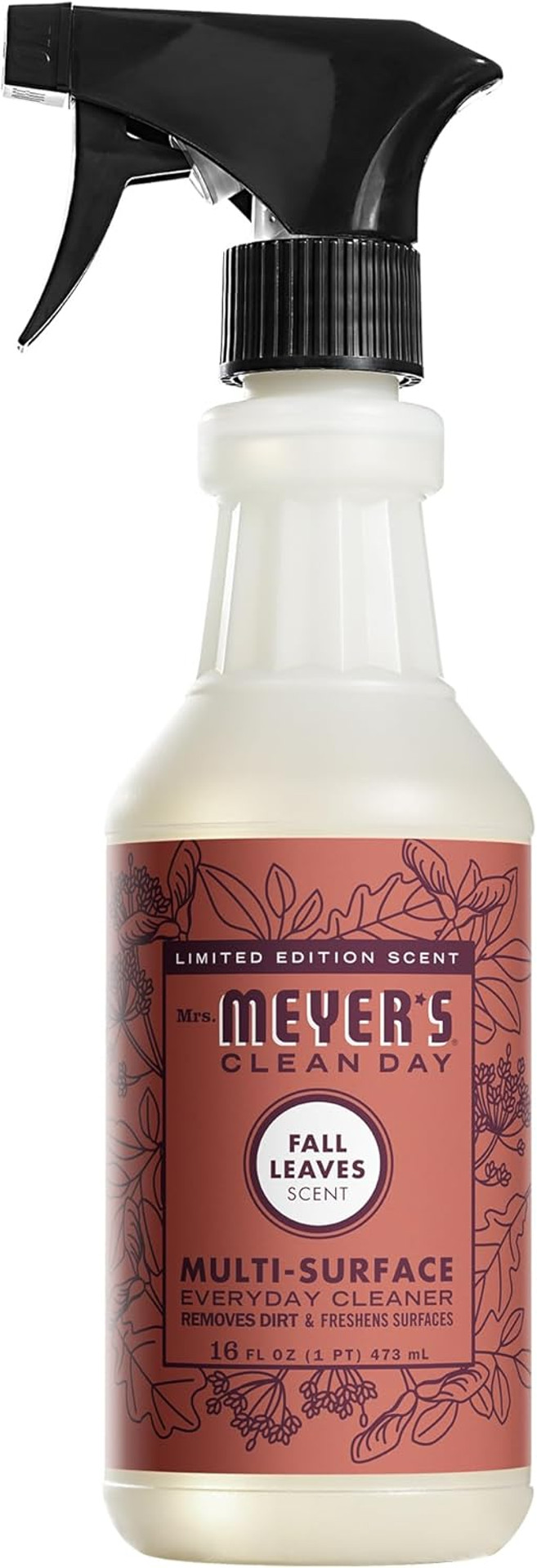 Mrs. Meyer'S Clean Day Multi-Surface Everyday Cleaner, Fall Leaves Scent, 16 Fl Oz