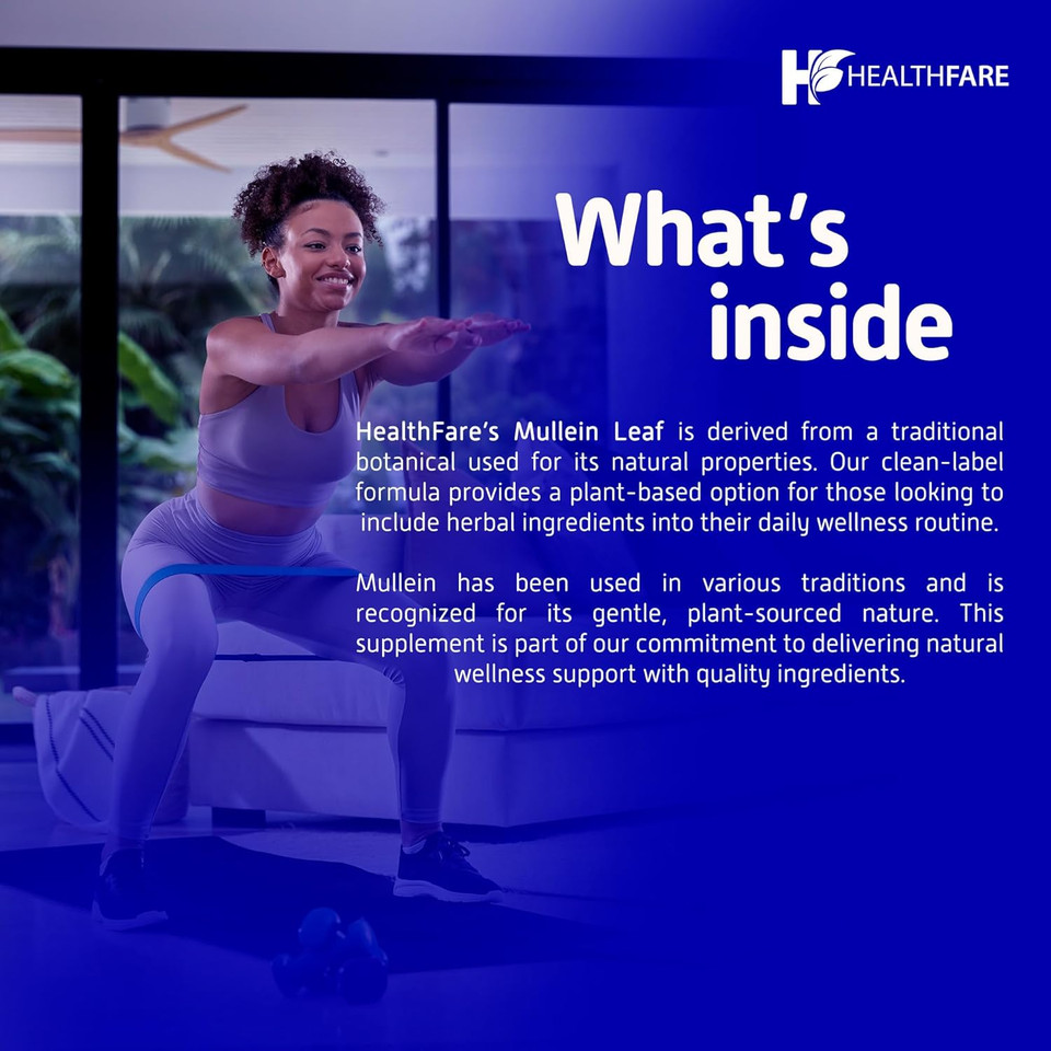 Mullein Leaf Extract 3000Mg | 200 Vegan Capsules | Traditional Herbal Formula | Non-Gmo & Gluten-Free | Made In Usa