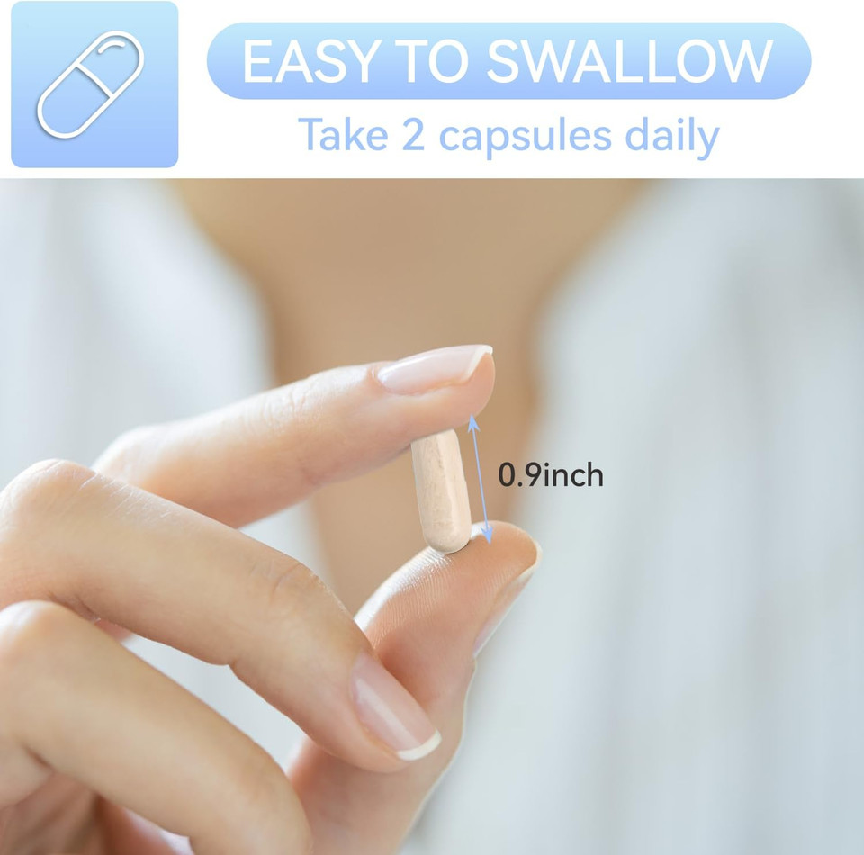 Nac Supplement N-Acetyl Cysteine 800Mg, With Milk Thistle 200Mg, Non-Gmo, Gluten Free - 60 Capsules