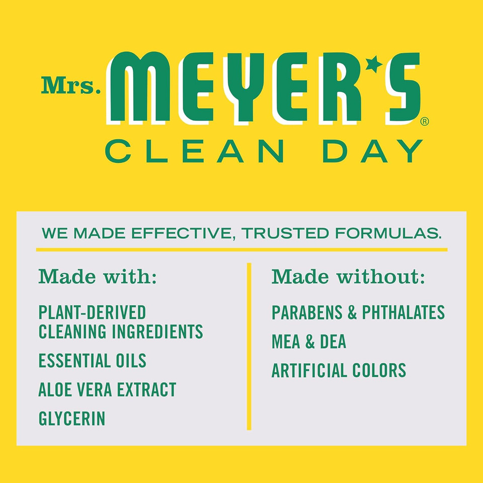 Mrs. Meyer'S Clean Day Liquid Dish Soap, Biodegradable Formula, Honeysuckle, 16 Fl. Oz