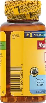 Nature Made Vitamin D3 1000 Iu (25 Mcg), Dietary Supplement For Bone, Teeth, Muscle And Immune Health Support, 300 Softgels, 300 Day Supply