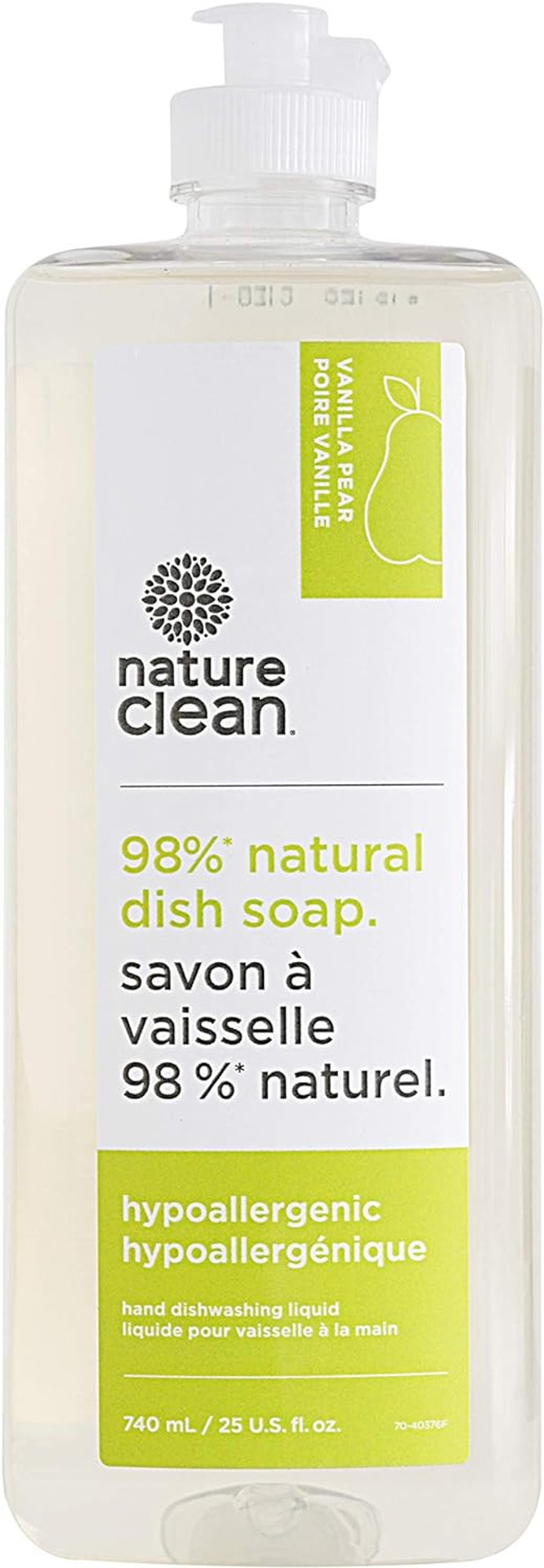 Nature Clean Nature Clean Natural Hand Dish Liquid Vanilla Pear, 740 Ml, 25 Fl Ounce